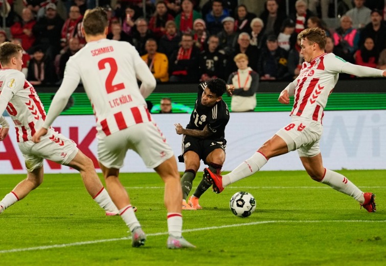 拜仁慕尼黑3-1逆转科隆