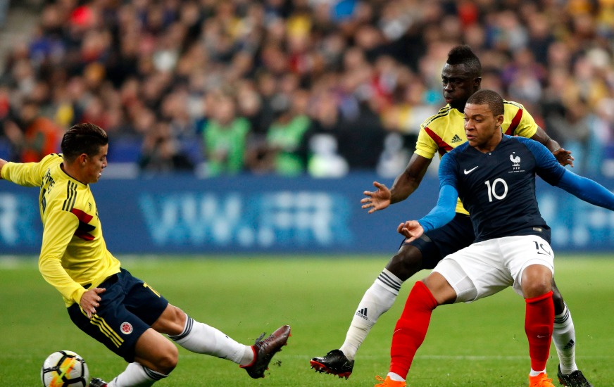 哥伦比亚 VS 法国